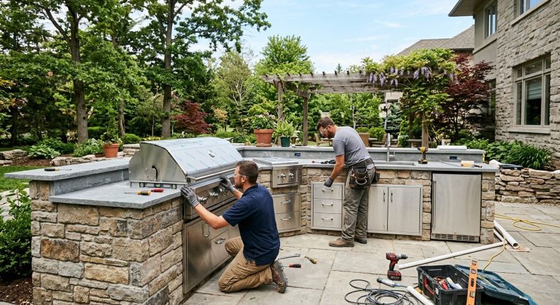 Outdoor Kitchen Construction in Summerville, SC