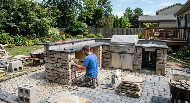 Outdoor Kitchen Renovation in Houston, TX